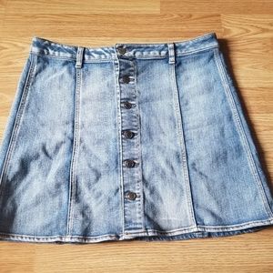 Faded glory jean skirt